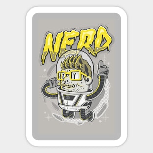 Follow The Nerd Sticker